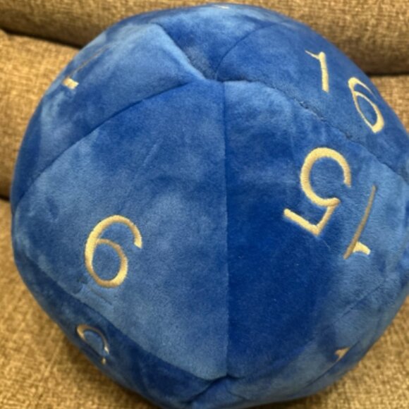 Ultra Pro Plush d20 20 Sided Die Dice 12” - Picture 3 of 3